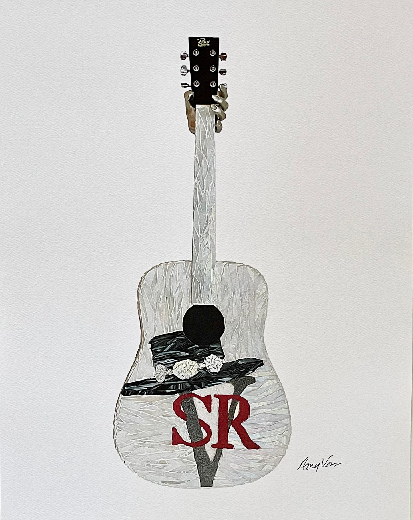 Stevie Ray Vaughn Print - Unframed