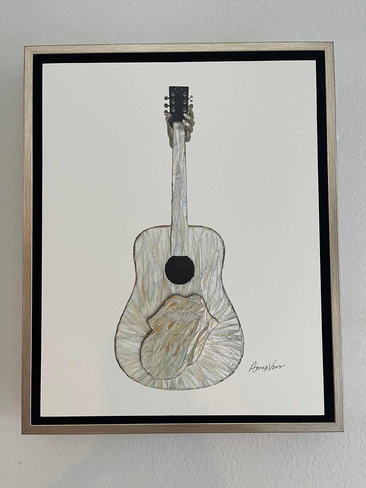 Rolling Stones Monochromatic Print - Framed